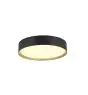 SLV Decona Wand en Plafondlamp Aluminium Zwart Rond 18W 1560lm - 930 Warm Wit | IP44 - Beste Kleurweergave - Dimbaar 