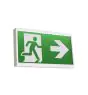 Ansell LED Muurmontage Nooduitgang bord EndLED Wit 2.5W 18lm - 860 Daglicht | Testknop