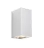 Nordlux Canto Maxi Kubi 2 Wandlamp Aluminium Wit Up & Down | IP44 - Geschikt voor 2x GU10