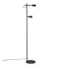 Nordlux Clyde Vloerlamp Metaal Zwart 8W 350lm - 827 Zeer Warm Wit | 3-Staps Dimbaar