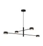 Nordlux Hanglamp Clyde Metaal Zwart 16W 1180lm - 827 Zeer Warm Wit | IP20 - 3-Staps Dimbaar