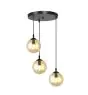 Emibig Hanglamp Cosmo Staal Zwart | Geschikt voor 3x E14 - Max 10W