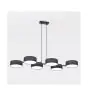 Emibig Hanglamp Drumz Staal Zwart | Geschikt voor 6x E14 - Max 10W
