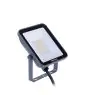 Philips LED Floodlight Ledinaire BVP164 Grijs 20W 2200lm 110D - 830 Warm Wit | IP65 Symmetrisch