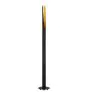 Eglo Vloerlamp Barbotto Staal Zwart, Goud 4.5W 345lm - 830 Warm Wit | Geschikt voor GU10