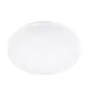 Eglo Wand en Plafondlamp Frania-S Staal Wit 18W 1850lm - 840 Koel Wit | IP44 