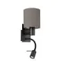 Eglo Wandlamp Pasteri Staal Zwart | IP20 - Geschikt voor 1x E27 