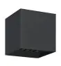 Eglo Wandlamp Calpi 2 Aluminium Antraciet Up & Down 3.3W 340lm - 830 Warm Wit | IP54
