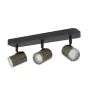 Eglo Plafondlamp Consuma 1 Staal Brons Zwart | IP44 - Geschikt voor 3x GU10 