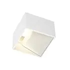 SLV Logs In Wandlamp Aluminium Wit 6W 600lm - 830 Warm Wit