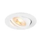 SLV New Tria 68 Spot Aluminium Wit Rond | Zaagmaat 68mm - Geschikt voor 1x GU10 