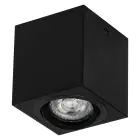 Ledvance Surface Spot Vierkant Zwart| 80mmx80mm - Geschikt Voor  GU10