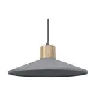 Ledvance Decor Beton/Staal/Hout Pendelarmatuur 320 Donker Grijs | Geschikt voor E27