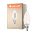 Ledvance Classic LED E14 Kaars Filament Helder 3.8W 806lm - 827 Zeer Warm Wit | Vervangt 60W