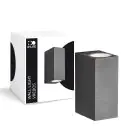 D'Lite Wandlamp Vrebos Zwart Up & Down | IP54 - Geschikt Voor 2x GU10