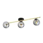 Emibig Plafondlamp Splendi Staal Zwart | Geschikt voor 3x E14 - Max 10W