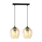 Emibig Hanglamp Istar Staal Zwart | Geschikt voor 2x E27 - Max 10W