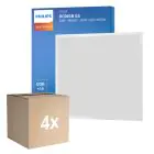Voordeelpak 4x Philips LED Paneel Ledinaire RC065B 28W 3400lm - 830-835-840 CCT | 60x60cm - UGR 