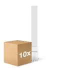 Voordeelpak 10x Noxion Lucent PL-S LED  6W - 830 Warm Wit | 4-Pin - Vervangt 11W