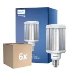 Voordeelpak 6x Philips TrueForce LED E27 HPL Helder 42W 5700lm 360D - 830 Warm Wit | Vervangt 125W