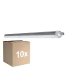 Voordeelpak 10x Ledvance LED Waterdichte Montagebalk Vochtbestendig Compact 23W 2800lm - 840 Koel Wit | 120cm 