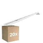 Voordeelpak 20x Noxion Montagebalk Click V2 LED T8 | Geschikt voor 2x 120cm LED Buis
