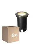 Voordeelpak 6x Nordlux Andor Grondspot Metaal Rond | Geschikt voor 1x GU10