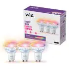 Voordeelpak 3x WiZ Smart LED Spot GU10 PAR16 5W 400lm 36D | Beste Kleurweergave - Dimbaar - Vervangt 50W