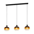 Eglo Hanglamp Oilella Staal Zwart Goud | IP20 - Geschikt voor 3x E27 