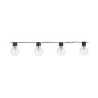 Eglo LED Prikkabel Partaj Zwart 4.5M - 830 Warm Wit | incl. 16 Lichtbronnen